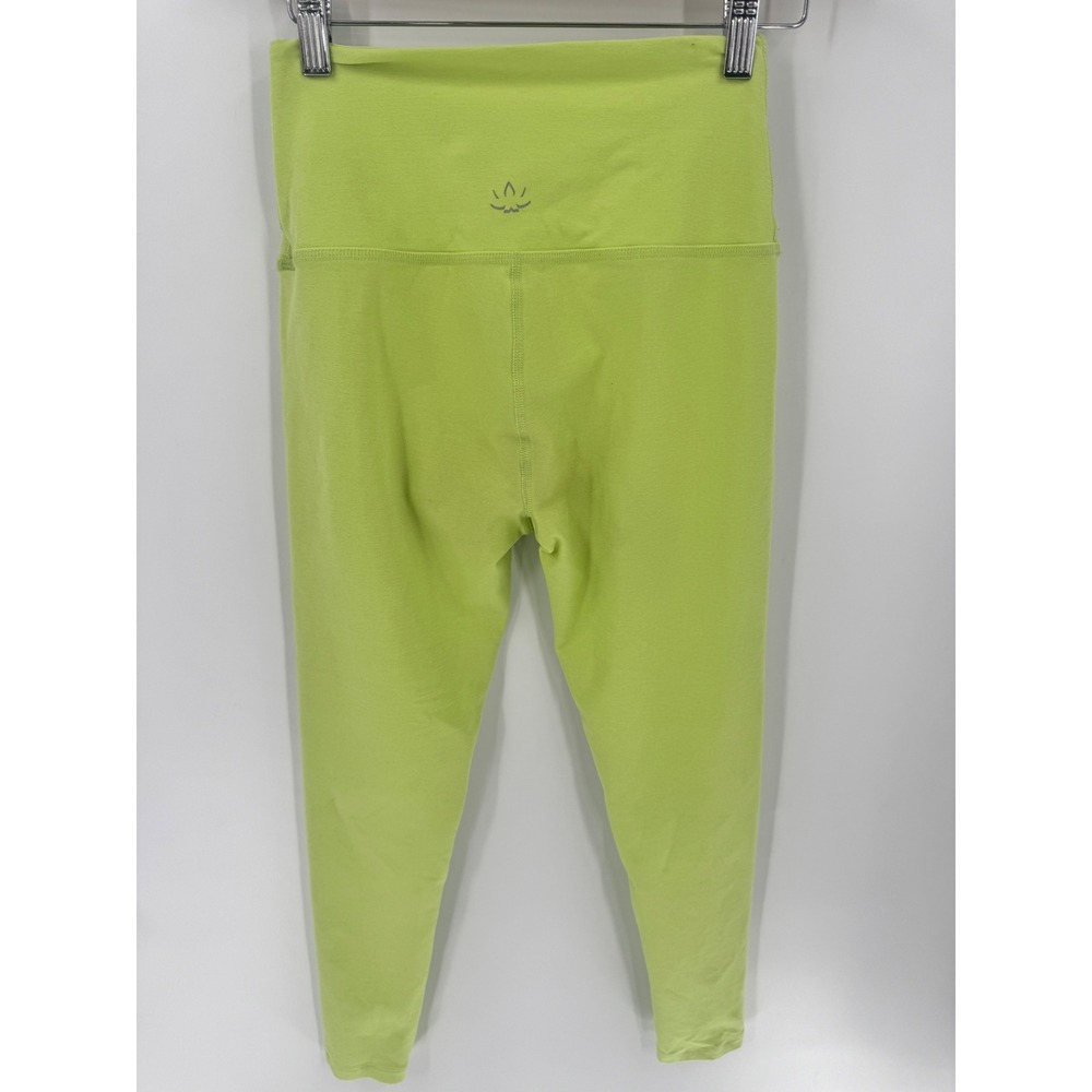 Beyond Yoga Activewear Set Women Medium Lime Green Cropped Tank & Leggings - Picture 11 of 13